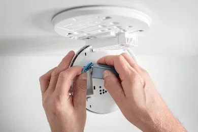 Licensed electricians providing professional smoke alarm wiring, installation, replacement, testing, and compliance services for residential properties throughout Brisbane.